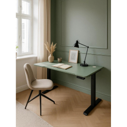 Компьютерный стол Маркос с механизмом подъема 140х80, черный