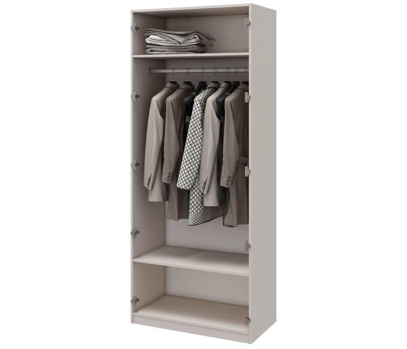 Шкафы, Шкаф 2-х дверный, 90 см Люкс