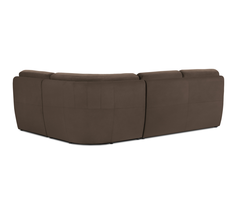 Диваны угловые в гостиную, Диван угловой модульный Борнео со спальным местом, велюр