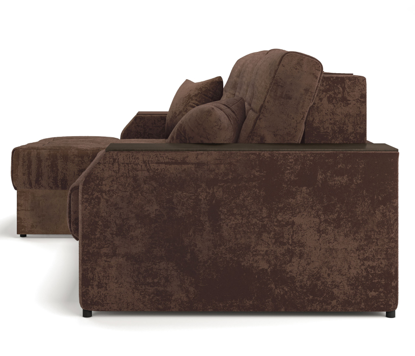 Диваны угловые в гостиную, Угловой диван-кровать Лас-Вегас левый, шенилл