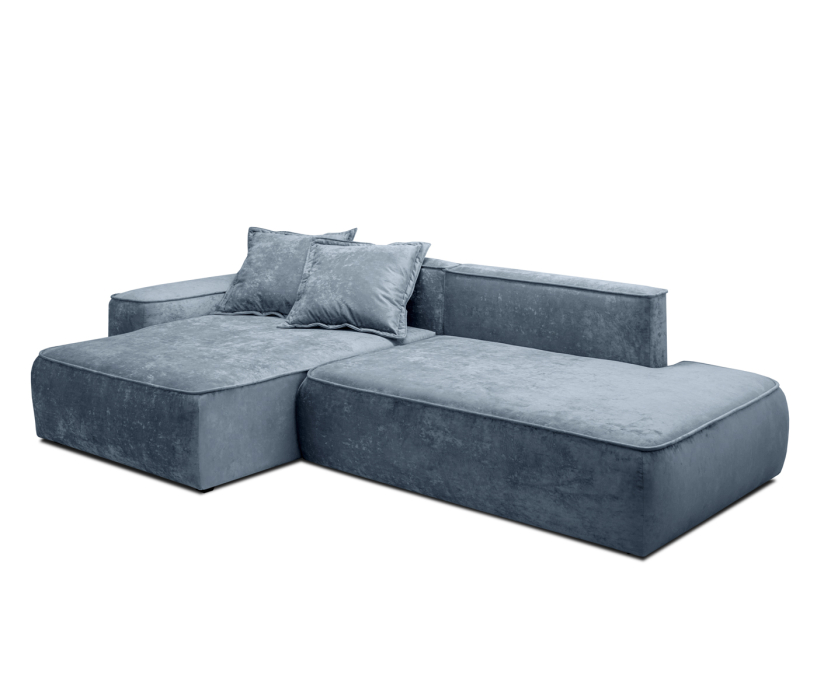 Диваны еврокнижки, Диван угловой "Бали"со спальным местом, микровелюр