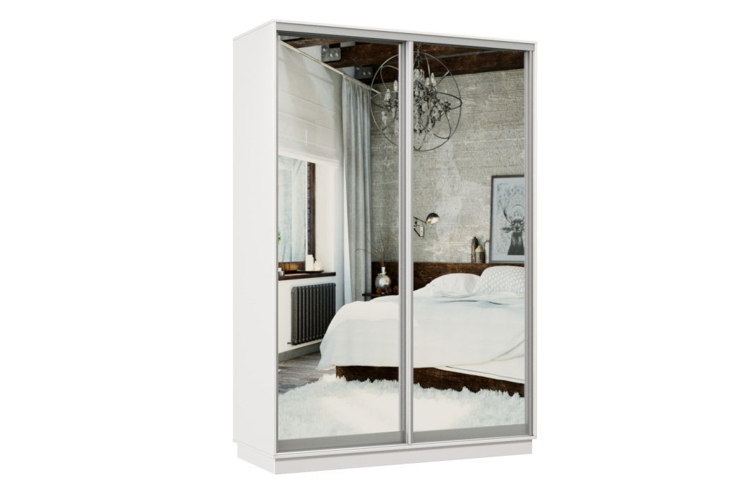 Шкафы-купе, Шкаф-купе Премьер Лайт 10 (01;01) двухдверный