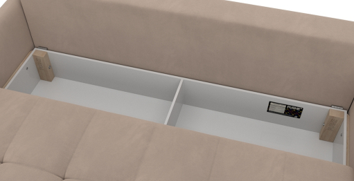 Диван-кровать Квадро, велюр