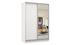 Шкафы-купе, Шкаф-купе Премьер Лайт 04 (02;01) двухдверный