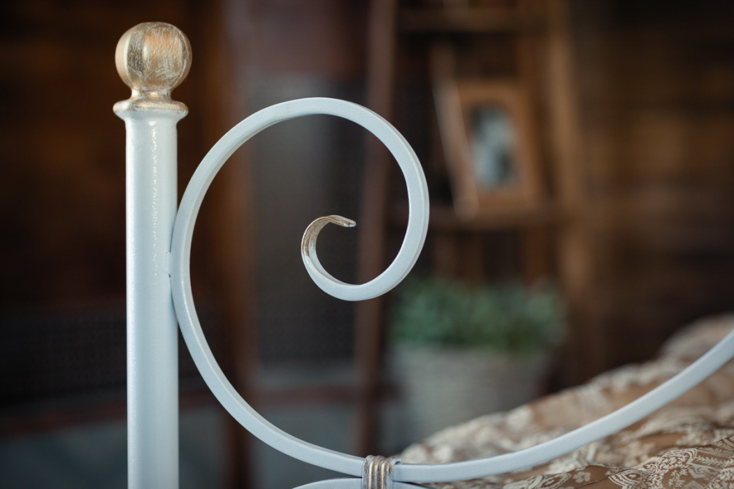 Кованые кровати, Кованая кровать Верона 1.8 с двумя спинками