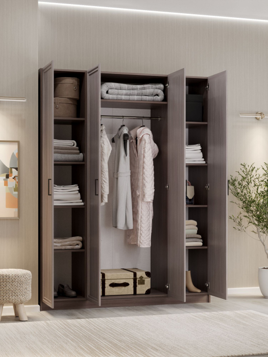 Для одежды, Шкаф распашной МДФ ШК-4