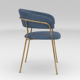 Стул Whispered Fusion вельвет, золотой