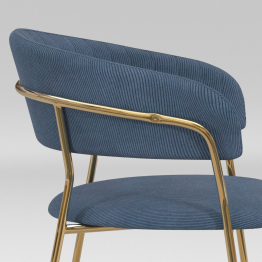 Стул Whispered Fusion вельвет, золотой