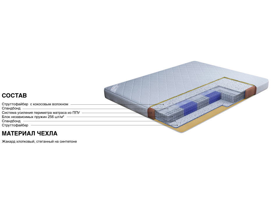 1600 x 2000, Матрас Престиж-Орлеан 1600*2000 