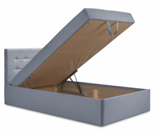 Кровать тахта Слип 140 с подъемным механизмом, микровелюр