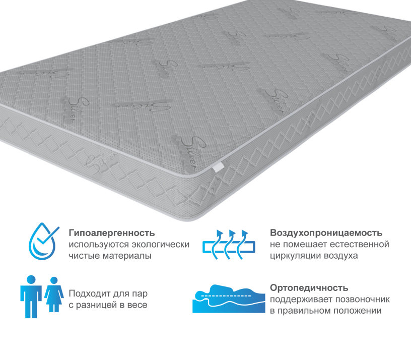 Другие размеры, Матрас Фиеста 1400х1900