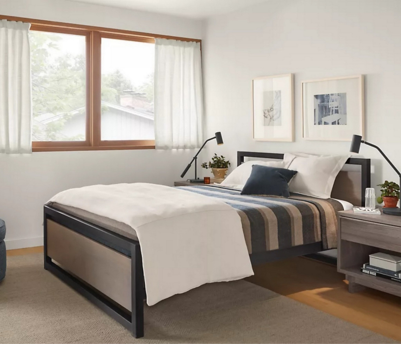 Кровати 90 см, Кровать в стиле лофт Брайтон 0.9