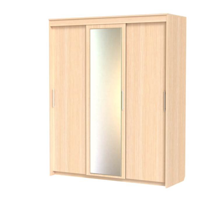 Шкафы-купе 3-х дверные, Шкаф-купе шк-21 с зеркалом