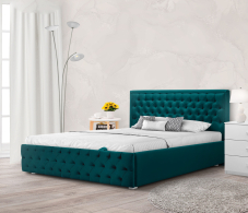 Мягкая кровать, Кровать с мягким изголовьем Флоренция 1200 с подъемным механизмом