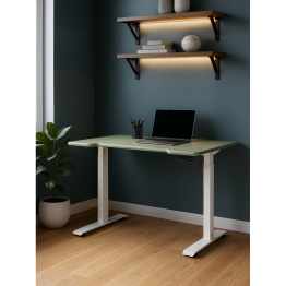 Компьютерный стол Маркос с механизмом подъема 140х80, белый