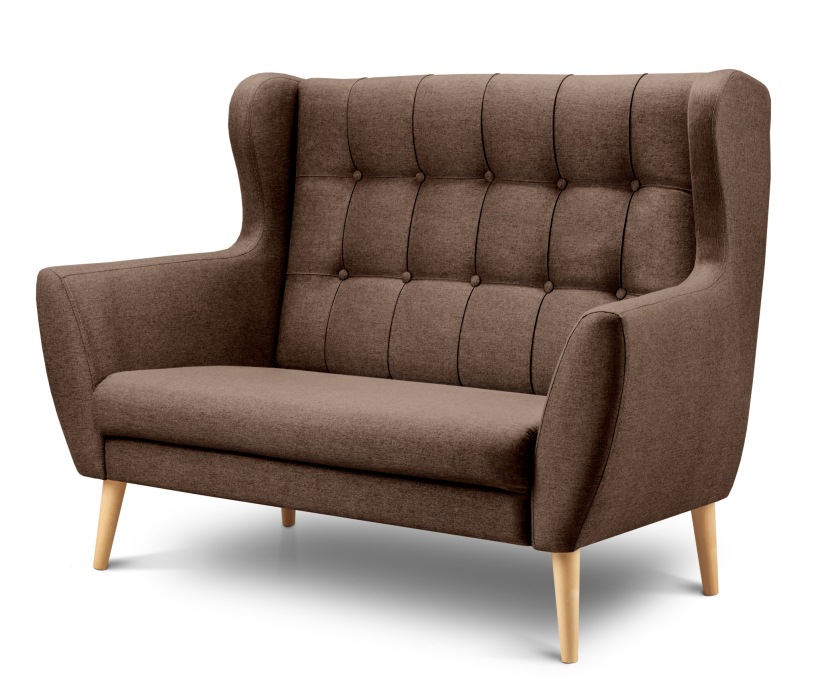 Дизайнерские диваны для гостиной, Диван прямой нераскладной Фиджи, рогожка