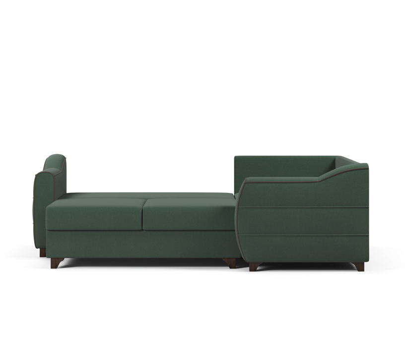 Диваны угловые в гостиную, Диван-кровать угловой Френсис еврокнижка, велюр