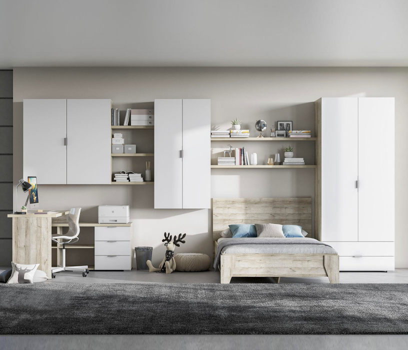 Анима, дуб серый, белый