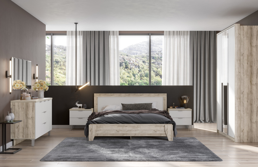 Анима, дуб серый, белый