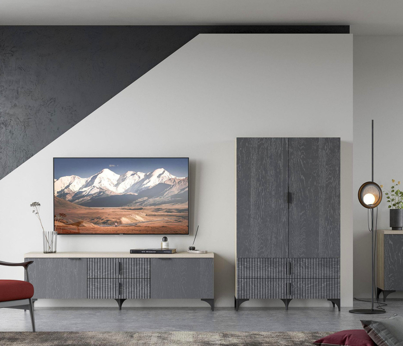 Шер, дуб серый, айронвуд серебро